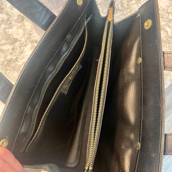 Jean Fogel Paris France Leather 1970s Handbag - Picture 5 of 10